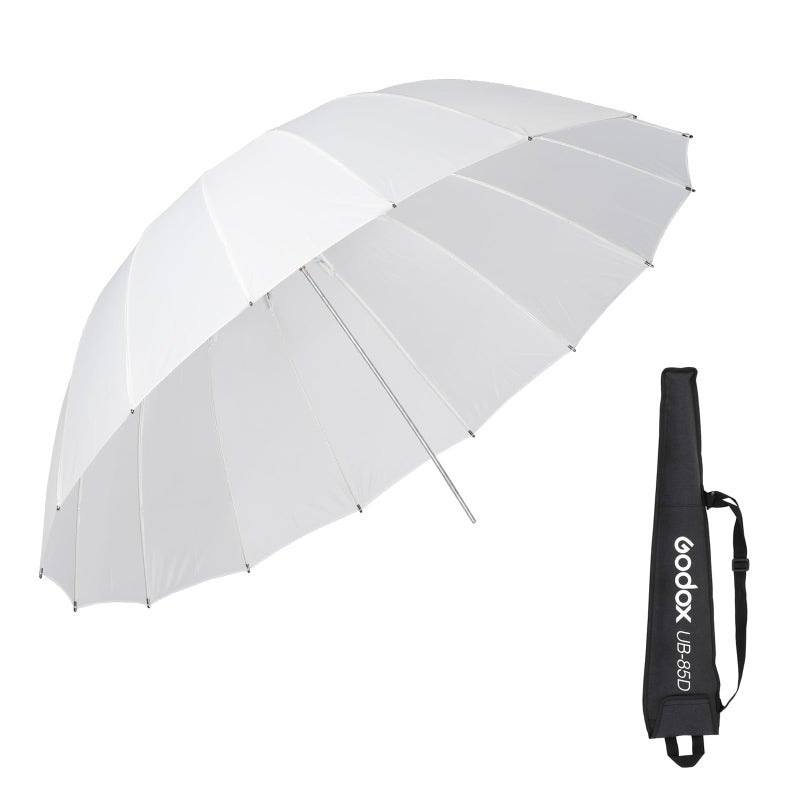 Godox UB85D 335in85cm Parabolic Translucent Umbrella White Shoot Through Photography Umbrella with Carry Bag Portable for Vedio Studio Shooting Speedlite - Image 2