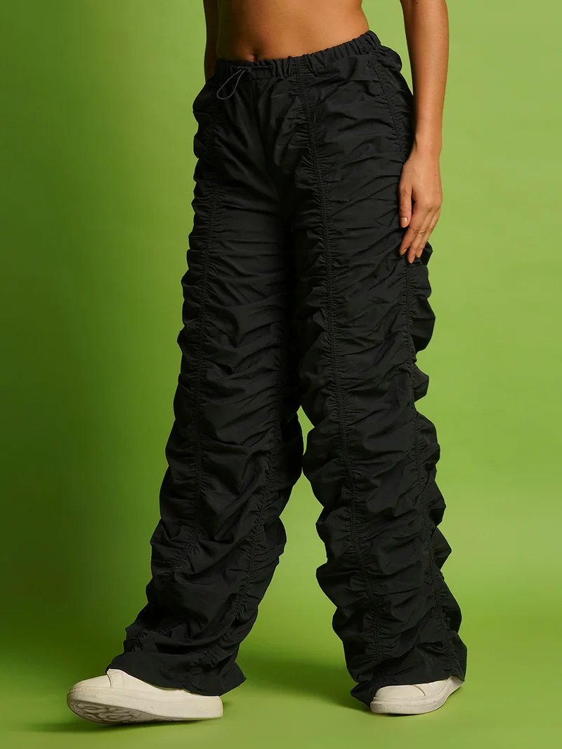 globus Women Camouflage Loose Fit Cargos Trousers