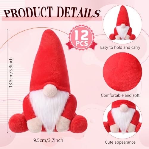 Kathfly 12 Pcs Easter Plush Gnome Stuffed Animal Gnomes Figurines Plush Mini Dwarf Figures for Gifts Easter Basket Stuffers Gifts Party Tiered Tray Decor - Image 5