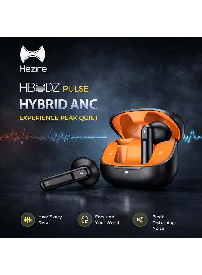 هيزاير سماعات أذن لاسلكية هجينة من نوع Hezire HBODZ Pulse بتقنية إلغاء الضوضاء النشطة - Image 1