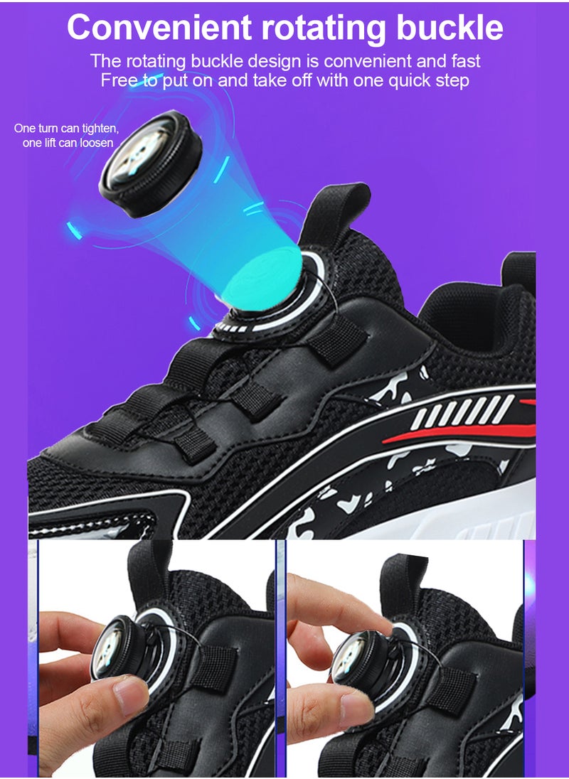 MaBaby Kids Roller Skate Shoes Fashion With Four Wheels Sport Sneaker Outdoor for Kids For Boys Girls  - Image 4
