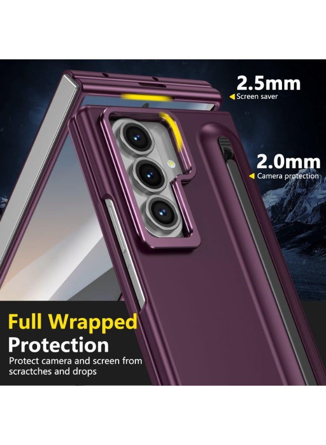عام for Samsung Galaxy Z Fold 7 Case with Camera Stand, Case with Screen Protector Folding Series Protective Cover W/Regular Stylus Case Cover - Image 3