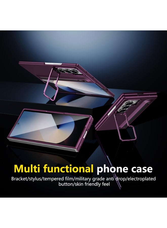 عام for Samsung Galaxy Z Fold 7 Case with Camera Stand, Case with Screen Protector Folding Series Protective Cover W/Regular Stylus Case Cover - Image 4