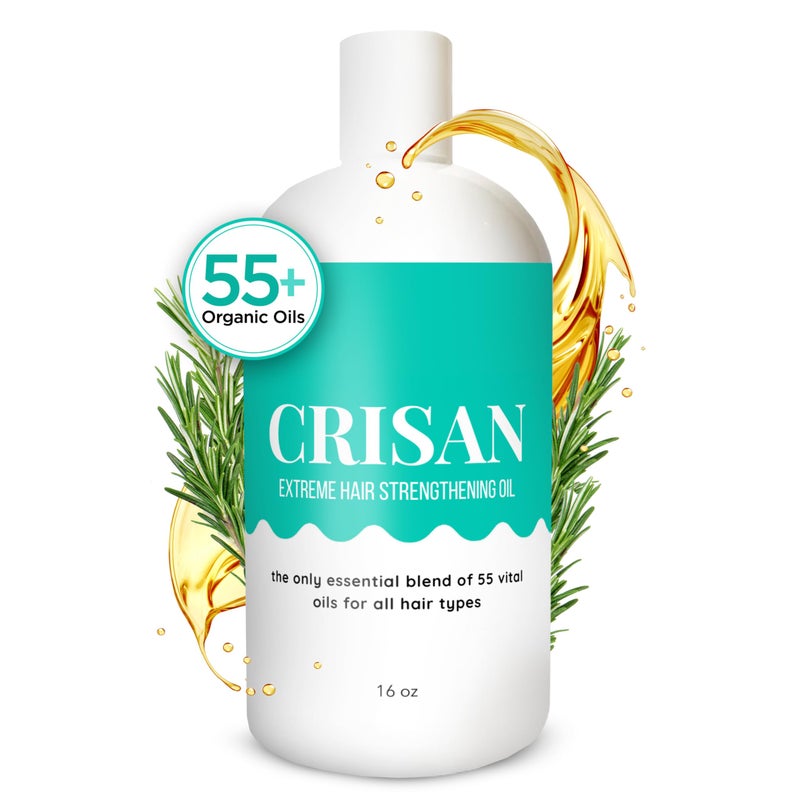 CRISAN 16oz Extreme Hair Growth and Strengthening Oil for Men and Women 16 fl oz
