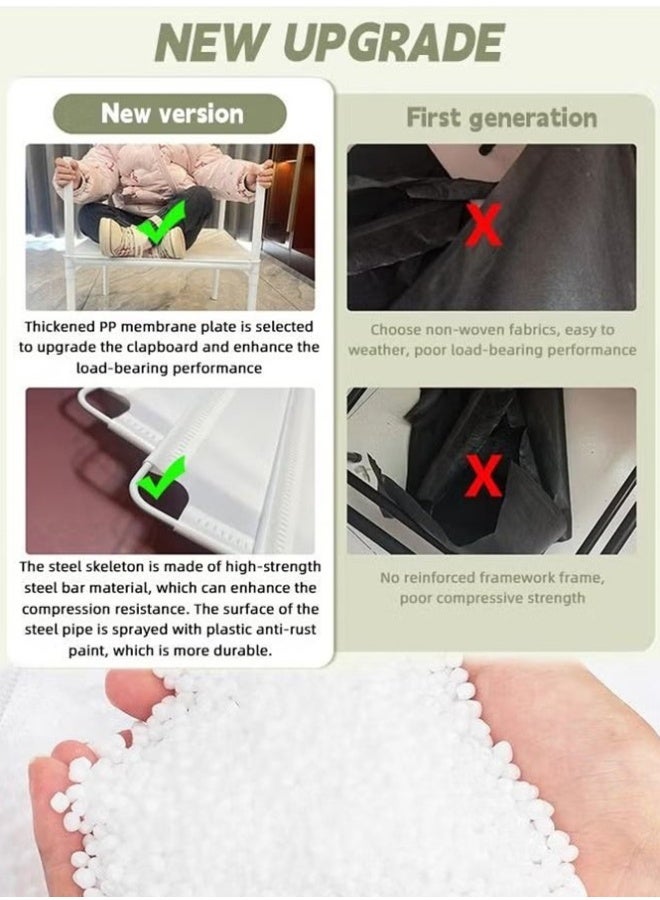 BLOOMING TIME Bedroom 2-Tier Coat Rack, Upper Layer For Clothing Hanging Storage, Lower Storage Layer, Stacking Clothes Or Sundries, Adapting To Corner Size, Bottom Layer For Shoe Storage, Coat And Hat Organizer, Storage And Arrangement - Image 3