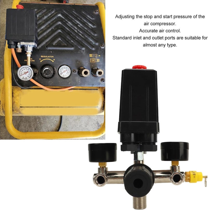 aqxreight Pressure Control Valve Controller 3in Quick Connector 0‑12BAR with and No the Disassemb Pressure SwitchAir VlaveAir Control VlaveAir RegulatorAir - Image 5