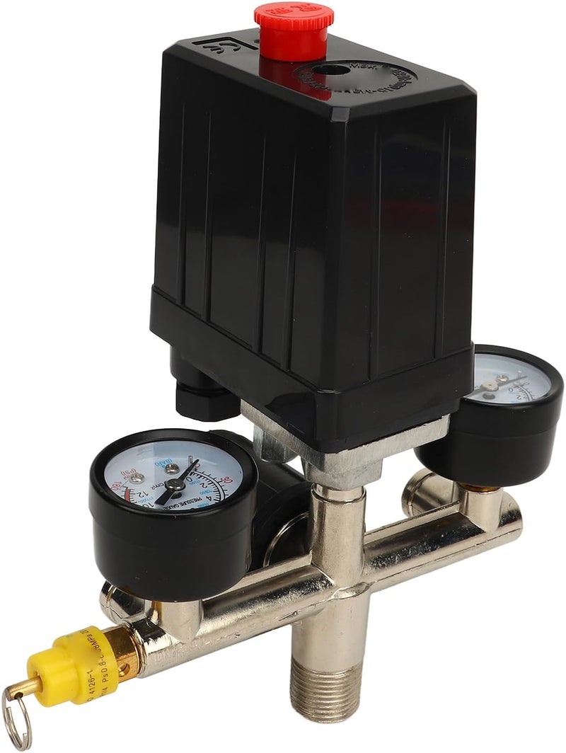 aqxreight Pressure Control Valve Controller 3in Quick Connector 0‑12BAR with and No the Disassemb Pressure SwitchAir VlaveAir Control VlaveAir RegulatorAir - Image 1
