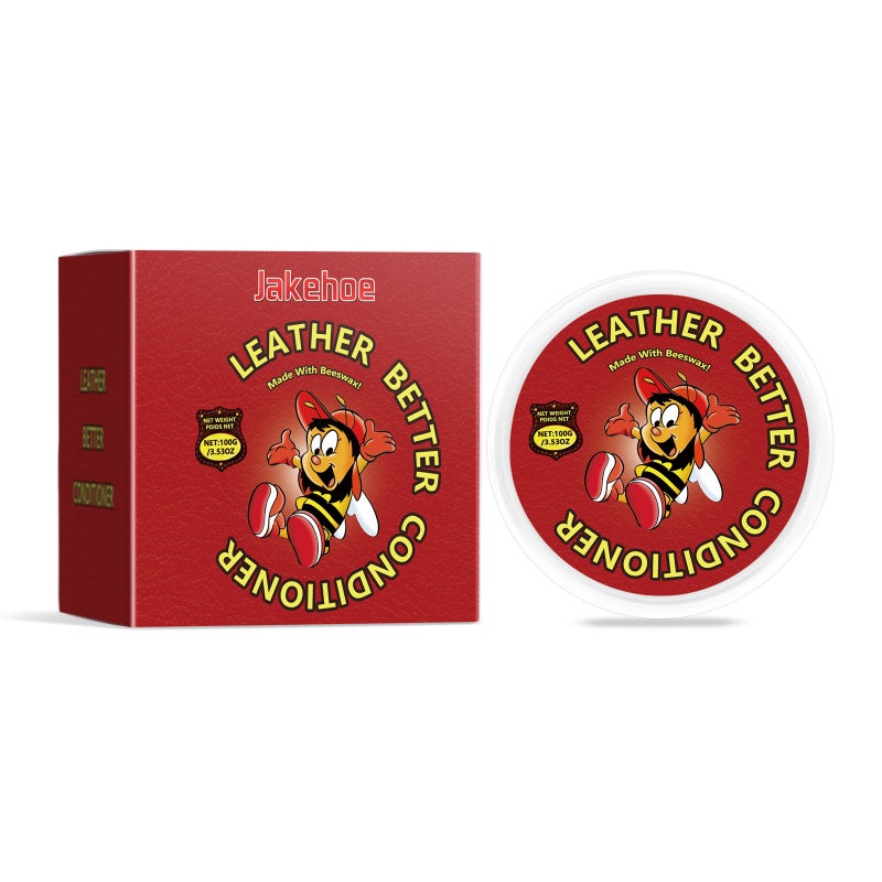 Jakehoe Leather Polishing And Cleaning Cream Furniture Leather Polishing Care Sofa Boots Shoes Leather Maintenance - Image 1