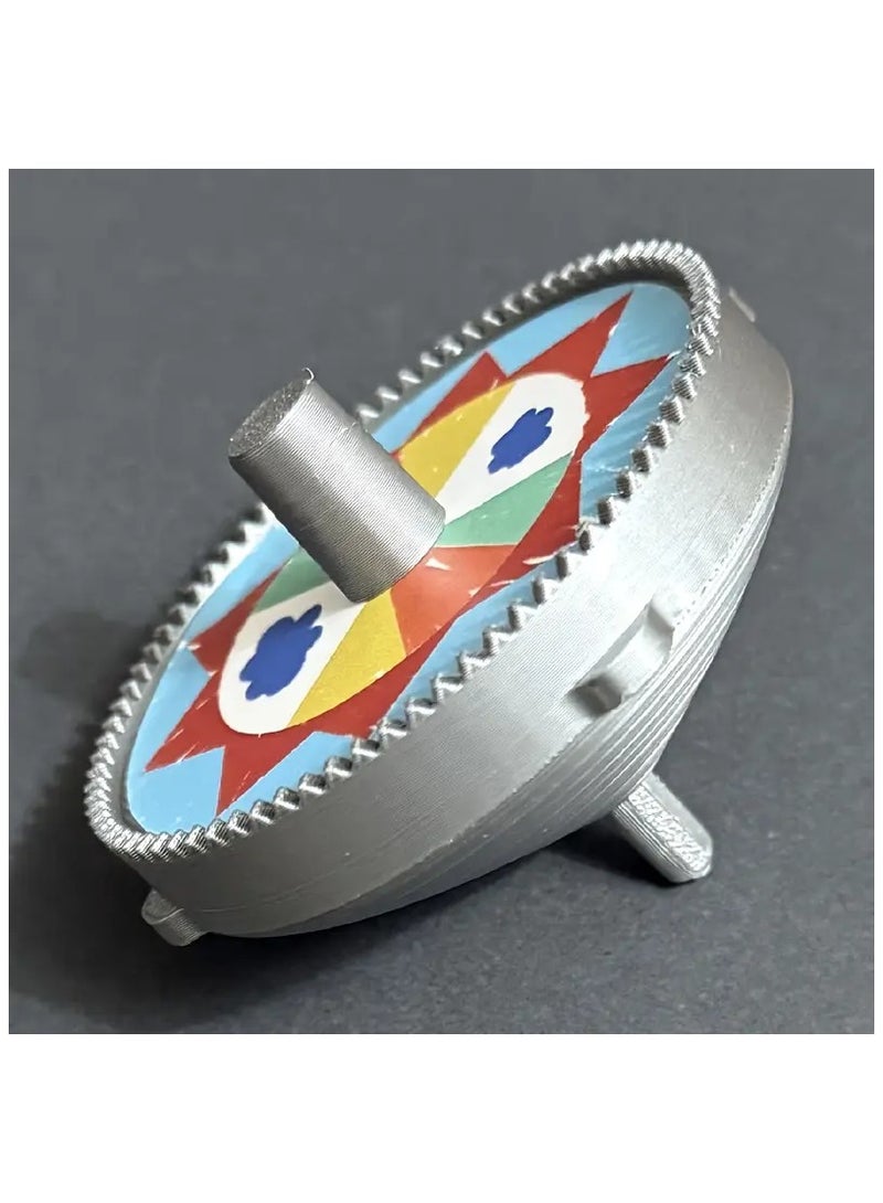 Traditional Korean Paeng-y (Spinning Tops) Game Squid Spinning 1 set, Squid Game, Interesting desktop decorations, Suitable for ages 6+  - Image 1
