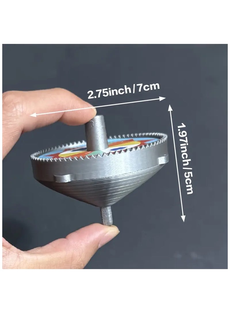 Traditional Korean Paeng-y (Spinning Tops) Game Squid Spinning 1 set, Squid Game, Interesting desktop decorations, Suitable for ages 6+  - Image 3