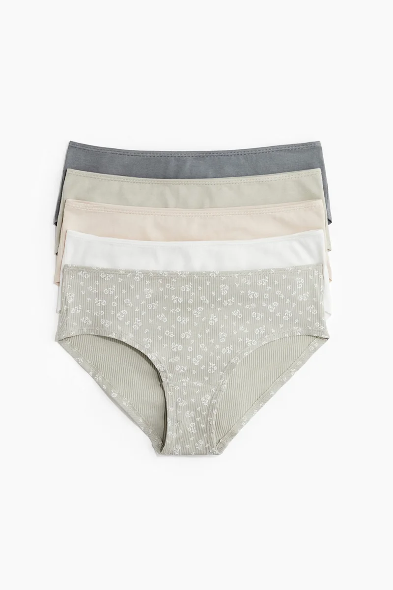 H&M 5-pack cotton hipster briefs