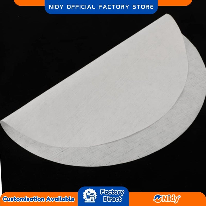 STORE77 بطانات أقفاص الطيور Nidy® 100 قطعة بطانات قفص الببغاء القابلة للتصرف أوراق بطانات أقفاص الطيور بطانات قفص الطيور بديل صينية الحفاظ على القفص، قماش غير منسوج مقصوص مسبقًا ملحقات (أبيض) - Image 5
