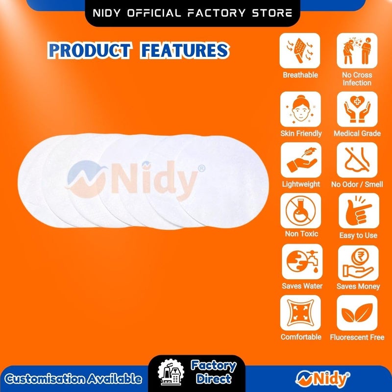 STORE77 بطانات أقفاص الطيور Nidy® 100 قطعة بطانات قفص الببغاء القابلة للتصرف أوراق بطانات أقفاص الطيور بطانات قفص الطيور بديل صينية الحفاظ على القفص، قماش غير منسوج مقصوص مسبقًا ملحقات (أبيض) - Image 2