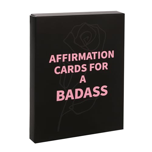 Tersus Badass Affirmation Cards - 53 Daily Motivational and Inspirational Cards for Women, Double-Sided, Christmas & Birthday Card for her, Perfect Inspirational Gifts for Women, Sisters, Best friends - Image 1