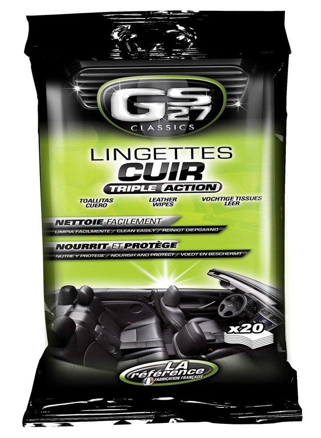 GS27 cl180410 Leather Cleaning Wipes