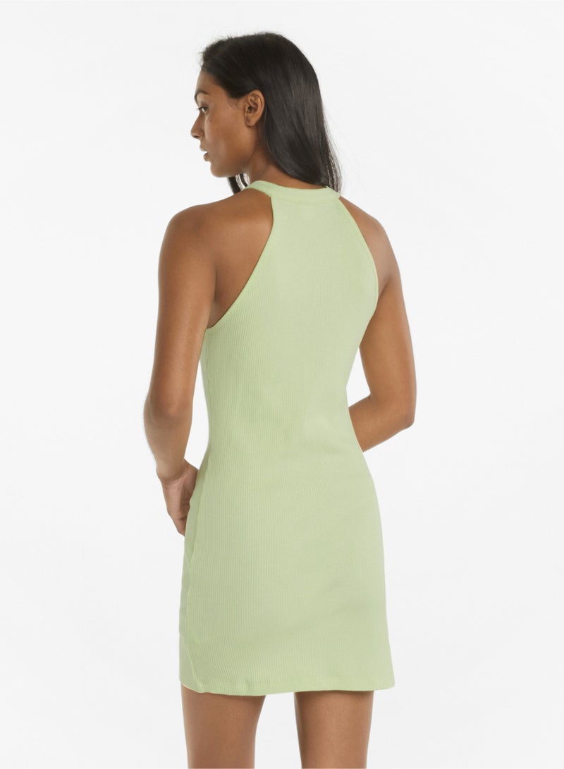 بوما فستان Classics Ribbed Sleeveless للنساء  - Image 2