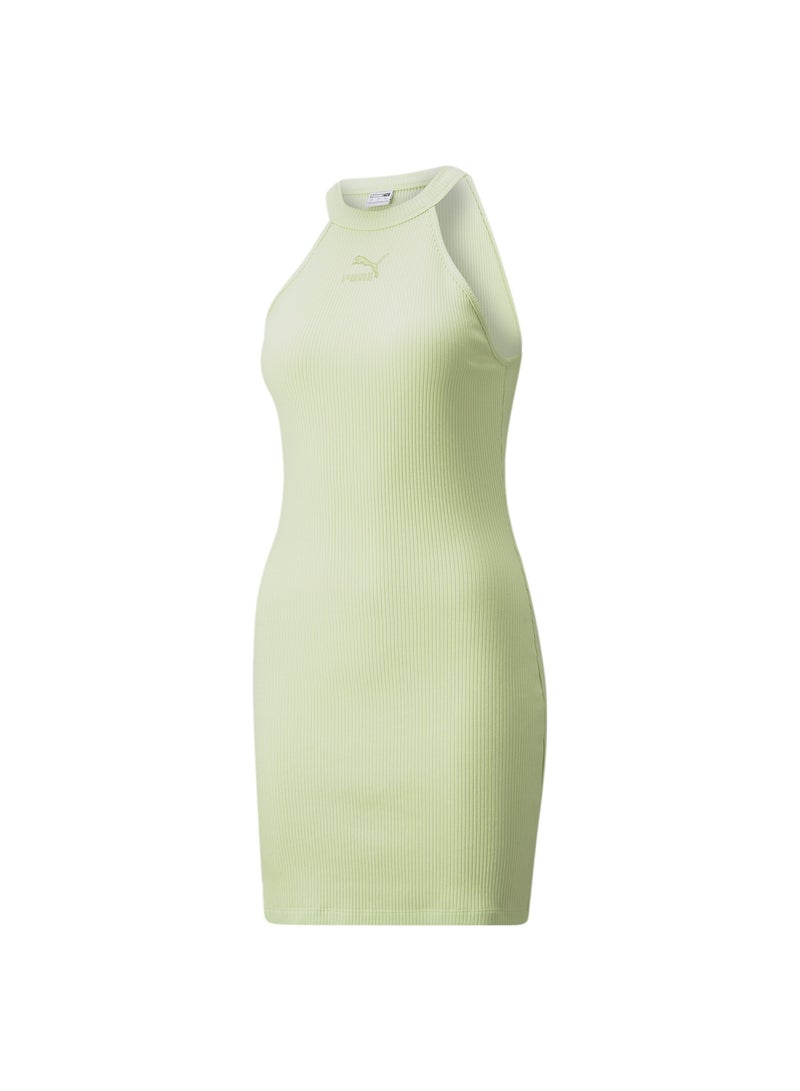 بوما فستان Classics Ribbed Sleeveless للنساء  - Image 4