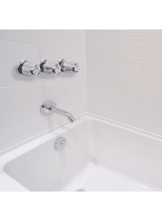 DANCO Bathtub and Shower 3-Handle Remodel/Rebuild Trim Kit for Gerber Faucets | Knob Handle | 11B-1H, 11B-1C, 11B-4D | Chrome (39617) - Image 2