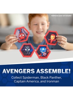 WOW! PODS 4D Marvel Black Panther Toy, Unique Connectable & Collectable Toy Figure, Wall/Shelf Display, Easter Basket Stuffers, Toy Figures, Black Panther Action Figure, Marvel Gifts For Kids/Adults  - Image 2