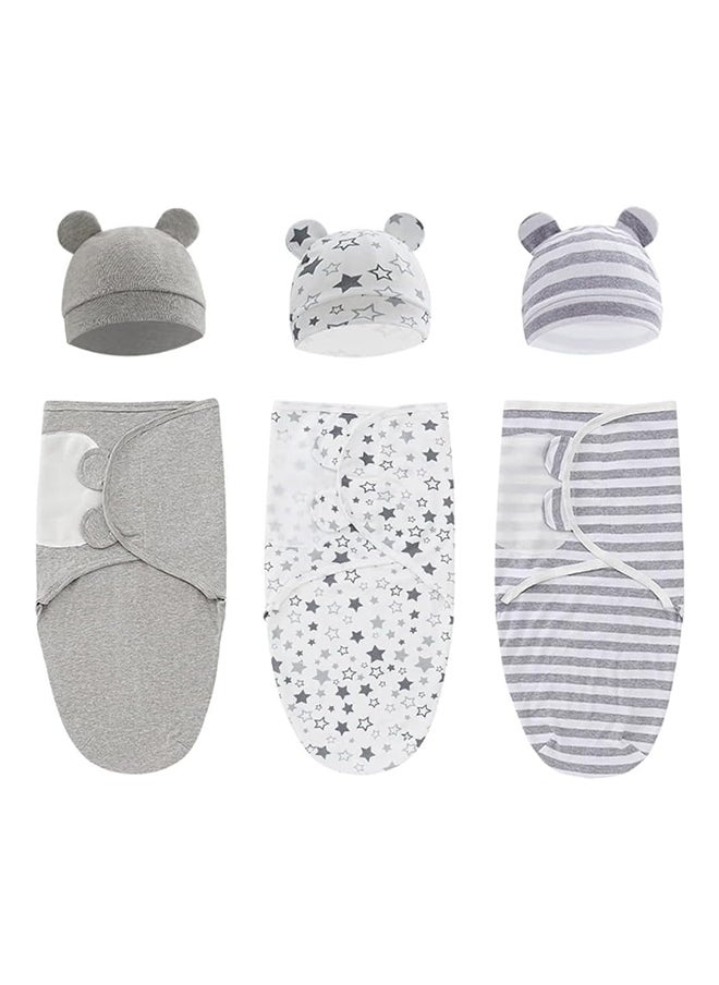 SKY-TOUCH Pack Of 3 Baby Swaddle Blanket For 0-6 Months, 73 CM X 50 CM  - Image 1