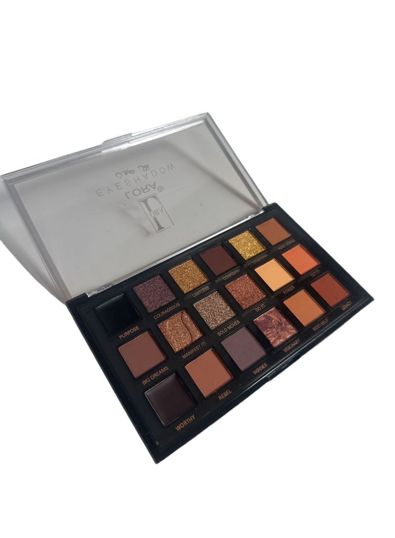 لورا اضلال عيون متعدد الألوان 18 لون - Image 2