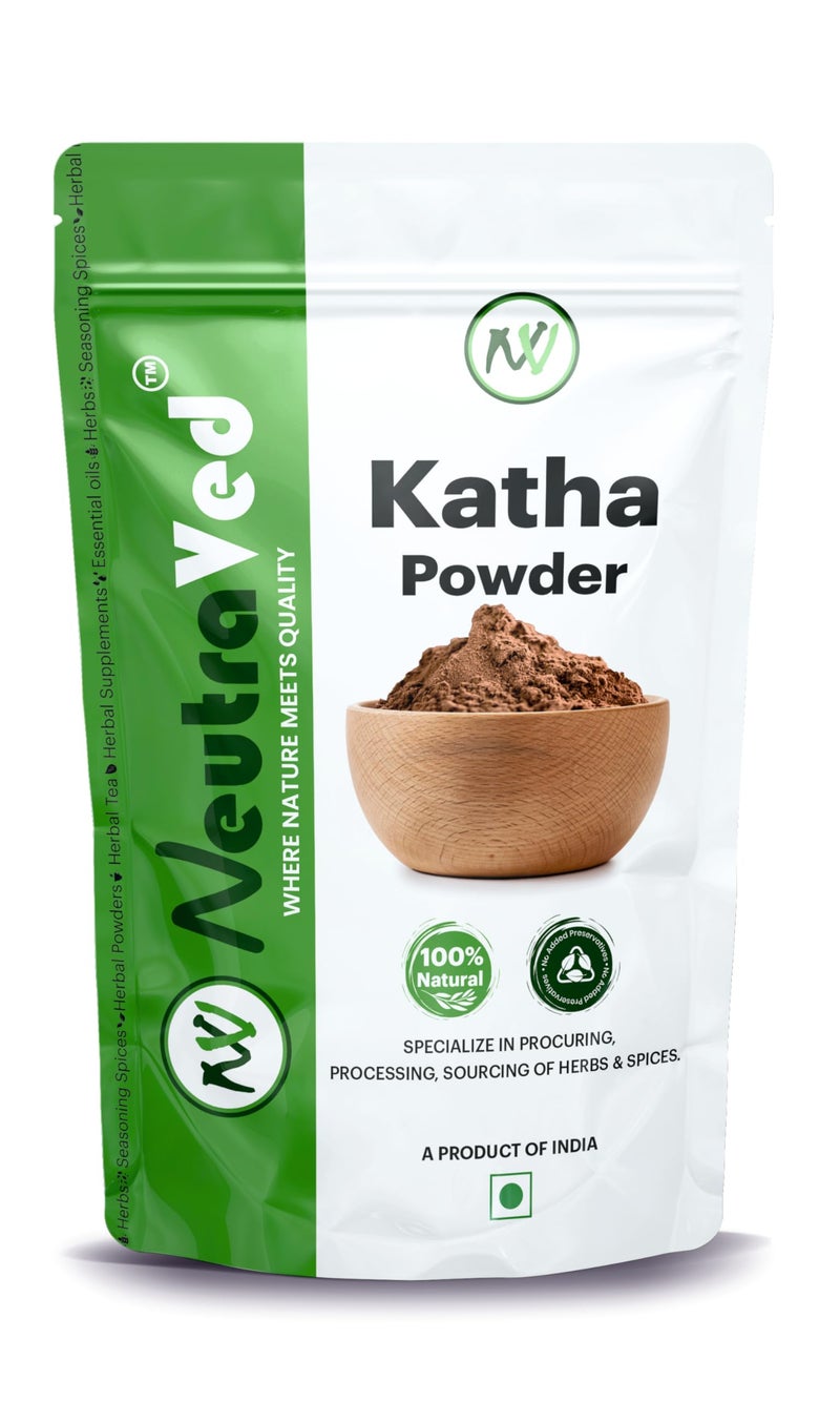 NeutraVed Natural Katha Powder | Enriched with Essential Nutrients, Chemical-Free | Strengthens Follicles, Reduces Hair Fall, Promotes Healthy Growth | Ideal for All Hair Types - 250 g - Image 1