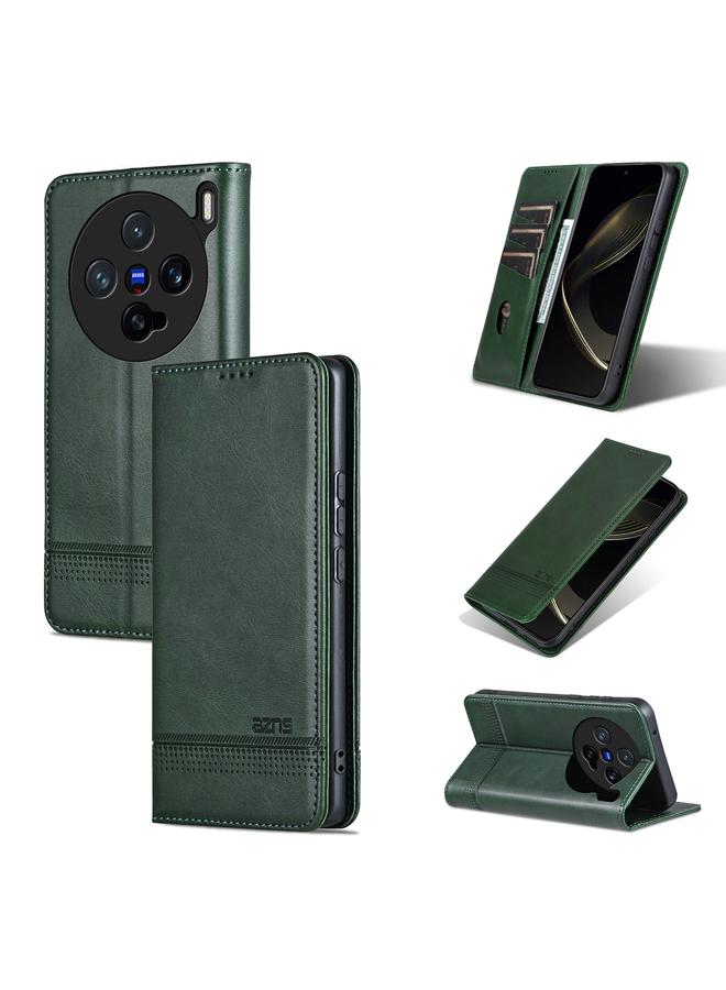 Case For vivo X200 Pro mini Magnetic Calf Texture Leather Phone Case