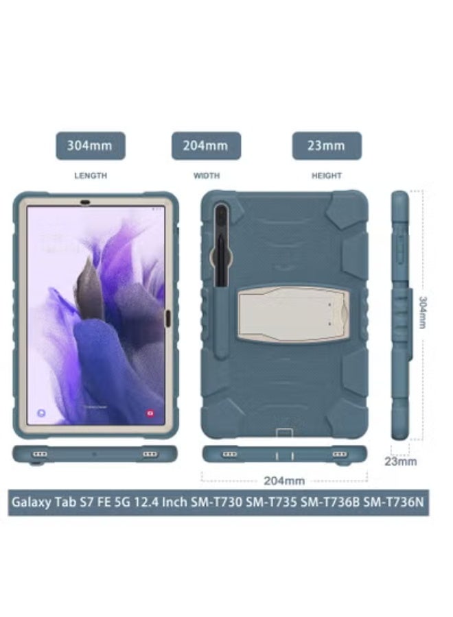 GULFLINK Protective Case For Samsung Tab S7 FE T730/T735/T736B/T736N/T970/T975 12.4inch - Image 5