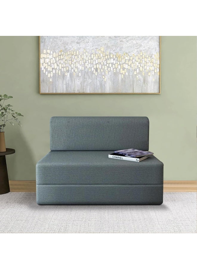 Zayn comforts Multi-Functional Single Sofa Bed in Grey - Image 1