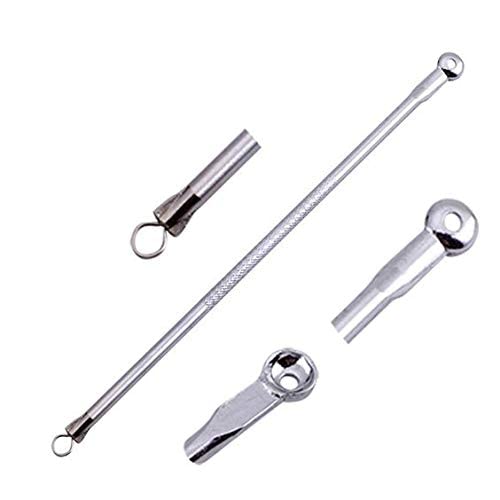 CHEM-AB ENTEREPIRSE CHEMAB ENTEREPIRSE Stainless Steel Blackhead Remover Needle Round And Pointed Tip Set of 2 Pcs - Image 5