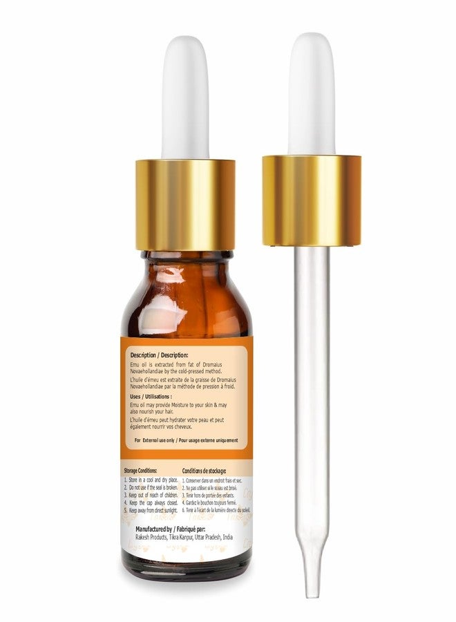Crysalis Emu (Dromaius Novaehollandiae) Oil|100% Pure & Natural Undiluted Essential Oil Organic Standard For Skin & Hair Care|For Face & Skin| Improves Hair Texture & Smoothness - 15ML with dropper - Image 4