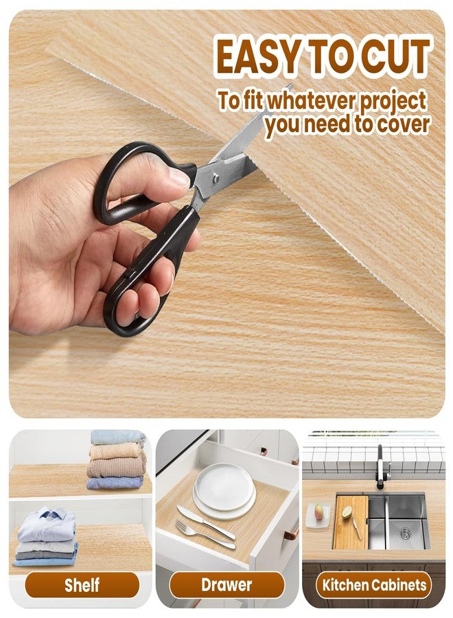 TheBaDaz Drawer Shelf Liner for Kitchen Cabinets Non-Adhesive, Non Slip Shelf Paper Waterproof Thickened Cabinet Liners for Shelves, Strong Grip Mats for Cupboard, Dresser, Pantry, Beige, 12 in x 10 FT - Image 5