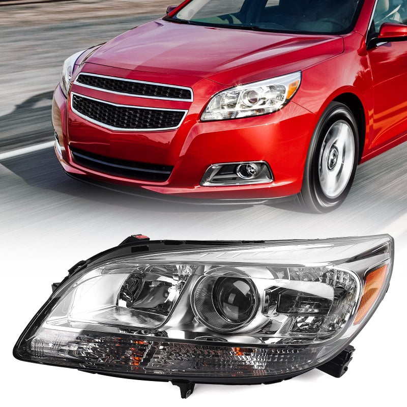 مجموعة مصابيح أمامية VLINCAR لسيارة شيفروليه ماليبو 2013 2014 2015 استبدال مصباح أمامي هالوجين الجانب الأيسر للسائق 23294938