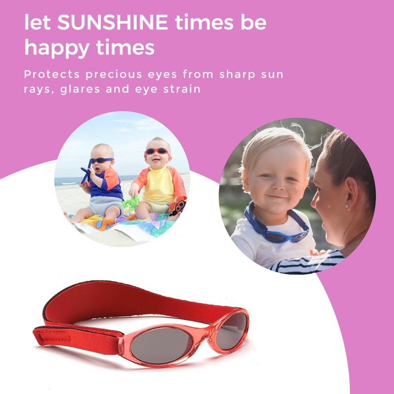 Banz Baby Banz Sunglasses â€“ Ages 0-2 Years â€“ BEST SUNGLASSES FOR BABIES & TODDLERS â€“ Industry Leading Sun Protection Rating â€“ 100% UV - Image 5