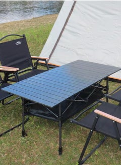 Large Folding Table, Portable Camping Table, Picnic Table, Backpack Table with Storage Waterproof Bag for Outdoor BBQ, Picnic, Beach, Camping & Beach 95*55*50-80CM Lifting Folding Table - pzsku/Z6162A656483B1A1E8772Z/45/_/1733648732/a819c762-3fa6-4aaa-a866-86ea9e6d23a3