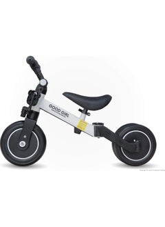 Good Boy Good Boy/Girl 2-in-1 Transformable Kids Tricycle & Balance Bike – Adjustable Handle, Detachable Pedals, for 1.5-5 Years Old (White)  - Image 1