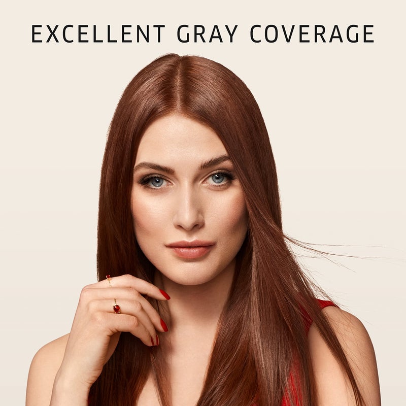 COLORCHARM لون شعر سائل دائم لتغطية الشعر الرمادي | 3A بني رمادي داكن | 1.4 أونصة سائلة - Image 4