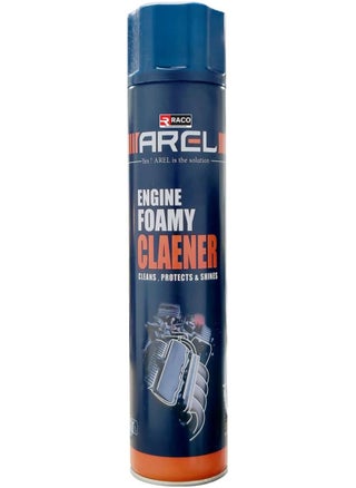RACO Arel Engine Foamy Cleaner Spray, Cleans, Protects & Shines Engine Surfaces – Powerful Degreaser for Oil, Dirt & Grime Removal | Easy to Use Formula for Cars, Bikes & Machinery, 750ml - pzsku/Z6162DF057D6EDA49FFD6Z/45/_/1737112220/28dc77cd-cc1b-43f4-a1cb-19a4c7f17ed9
