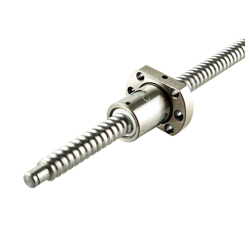 CHUANGNENG Ballscrew kit SFU1605 RM1605 650mm Ball Screws Bearings + Set BK/BF12 Kits End Support Ballnut Housing,with end Machining,Length Approx 25.59inch / 650mm for CNC Machine - Image 5