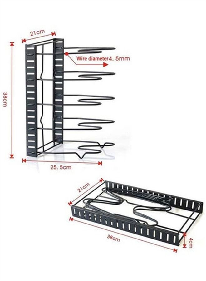 بلومنغ تايم رف منظم لغطاء وعاء المطبخ ، قابل للتوسيع وقابل للتعديل من قبل - Image 2