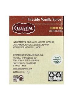 CELESTIAL SEASONINGS Celestial Seasonings, Herbal Tea, Fireside Vanilla Spice™, Caffeine Free, 20 Tea Bags 1.5 oz (43 g)  - Image 2