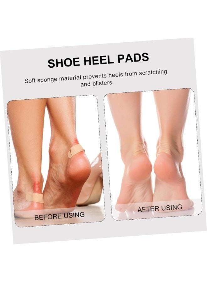 Happy Home 4 Pack Silicone Heel Grips Liner Cushions Inserts for Loose Shoes, Heel Pads Snugs for Shoe Too Big Men Women, Filler Improved Shoe Fit and Comfort, Prevent Heel Slip and Bliste (Black-Biege) - Image 4