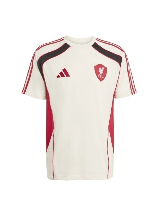 اديداس تيشيرت رجالي أبيض بأكمام قصيرة