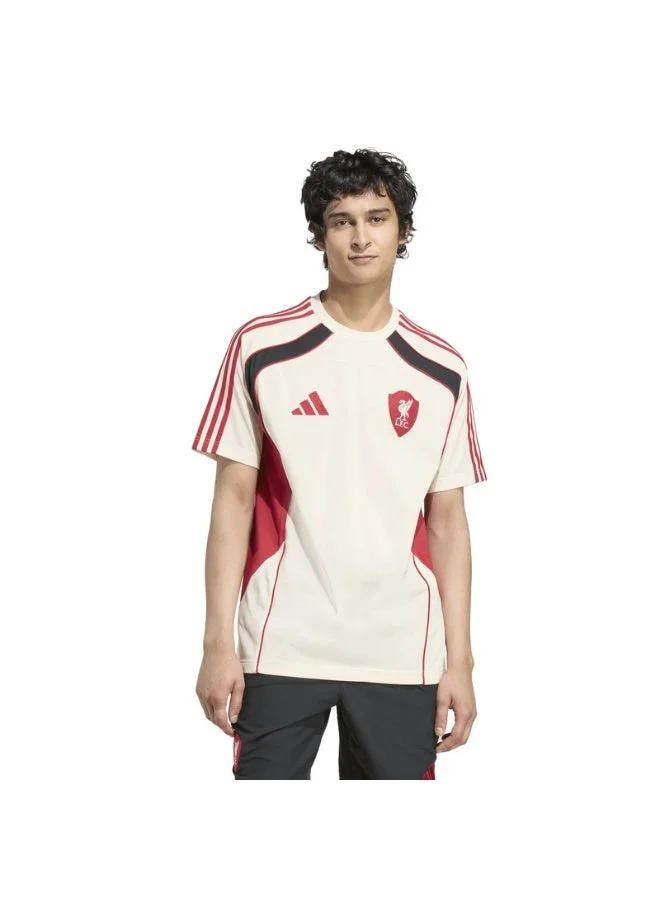 اديداس تيشيرت رجالي أبيض بأكمام قصيرة