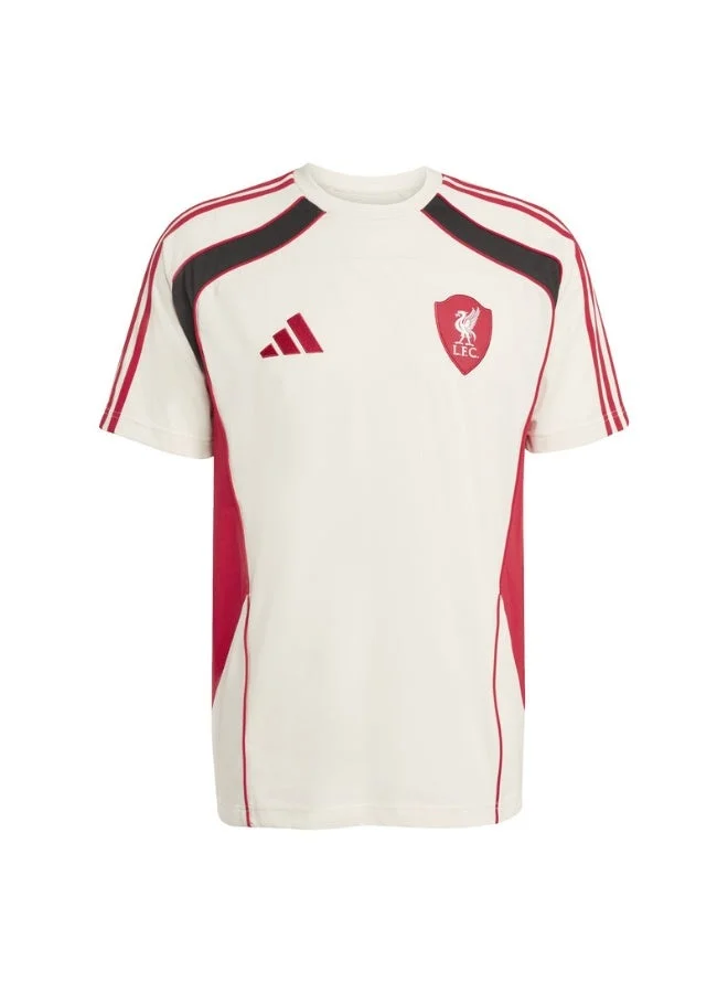 اديداس تيشيرت رجالي أبيض بأكمام قصيرة