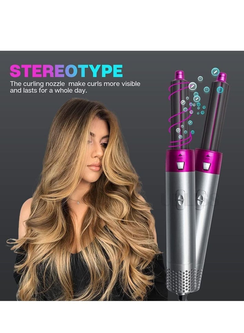 مجفف شعر 5 في 1 من Pepisky Airwrap Styler، فرشاة هواء ساخن، مكواة فرد الشعر بالأيونات السالبة، مكواة تجعيد الشعر، فرشاة تمشيط الهواء الساخن (المملكة المتحدة) - Image 5