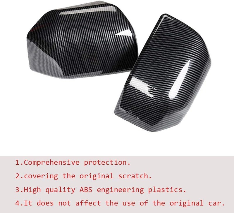 Boltry Carbon Fiber Print Side Mirror Cover for Ford F150 (2015-2020) - Image 4