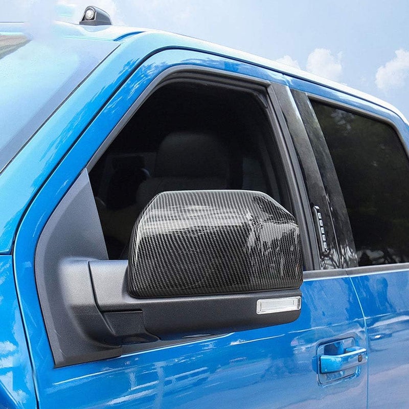 Boltry Carbon Fiber Print Side Mirror Cover for Ford F150 (2015-2020) - Image 2