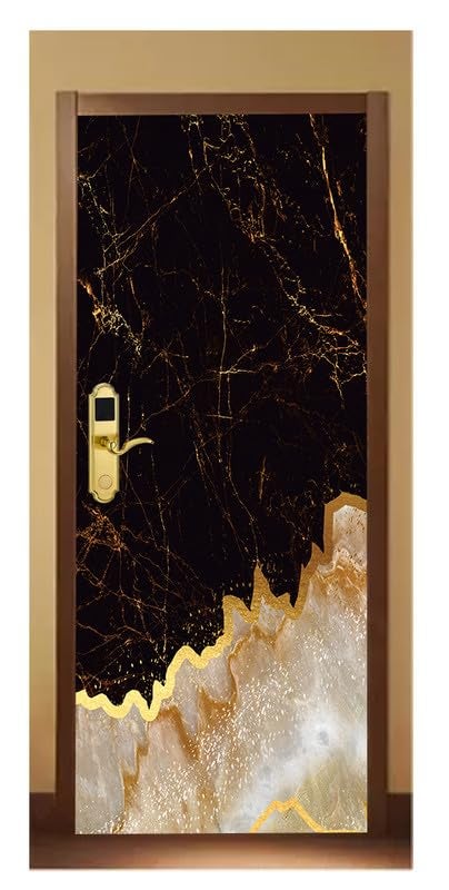DECOR PRODUCTION Door Wallpaper | Strong PVC Material Decorative Sticker | Wallpaper for Home Doors/Almirah, Home Decor Items etc (Self Adhesive Door Deca, 30x76 Inch)_26 - Image 1