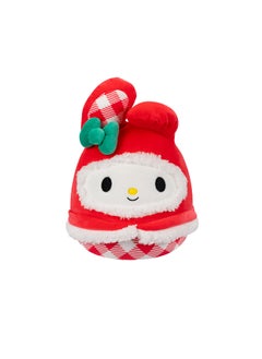 8 inch Sanrio My Melody Red Gingham , Officially Licensed Kellytoy Plush Toy, Colorful Soft Toy, Gift for Kids, Girls & Boys Washable Squishy Stuff Toy Multicolor All Age
